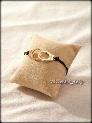 Bracelet menotte or doré - bracelet,
