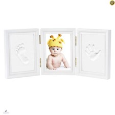 Newlemo Empreinte de La Main Empreinte Cadre Photo Kit pour Garçons Parfait 