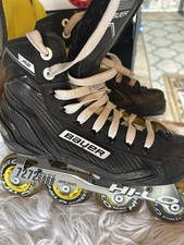 Bauer RS Junior Inline Roller Hockey Skates Used Size 4