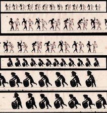 BANDE DE ZOOTROPE 1860 - 1870