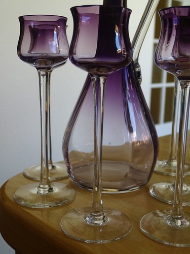 Moser antique service liqueur - moser,