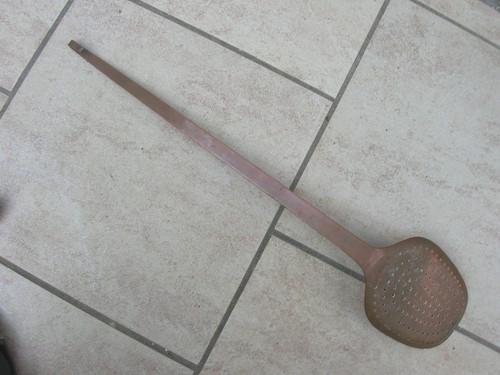 Ancienne ecumoire cuivre - ecumoire,