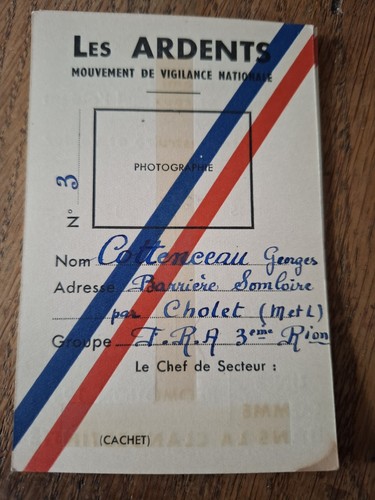 Rare carte identite ffi - rare,