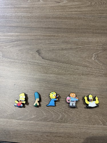 The simpsons shoe charms - 5x,