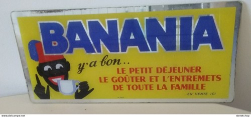 Banania ancien bandeau fixé - .,