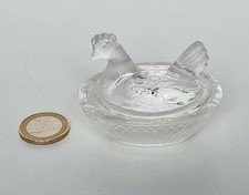 Ancienne petite salière poule