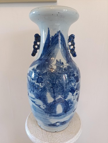 Grand vase chinois 19eme - chinois,
