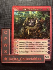 BORTH-MAJAR - MAX ENERGY - 50/90/75/40/50 - CHAOTIC CARD - PREMIUM FOIL - EX+