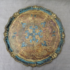 PLATEAU CIRCULAIRE VINTAGE DE