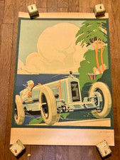 Affiche  LITHOGRAPHIE  course