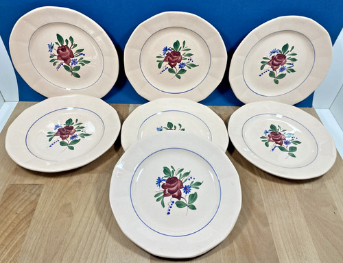 Anciennes assiettes digoin - assiettes,