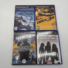 Lot 4 Jeux PS2 Spy Hunter DRIV3R 007 Charlie's Angels Action Course