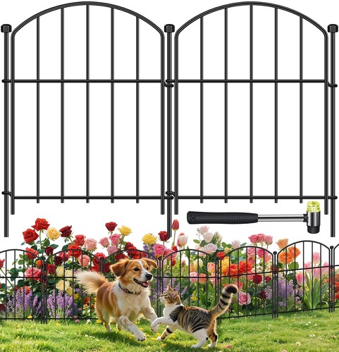 Decorative garden fence - garden,