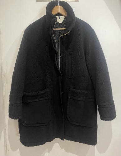 Arket manteau homme noir - manteau, laine