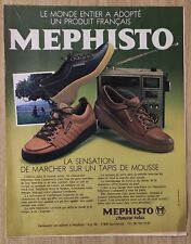 Press advertisement: shoes MEPHISTO 1981Relax shoe