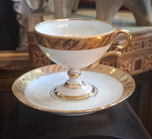 Limoges mocha mug - limoges,