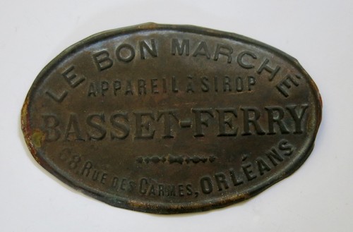 Basset ferry ancienne plaque - basset,