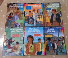 Lot 6 Livres Le Club Des Baby-sitters Folio Junior Ann M Martin 9 Ans Partir.