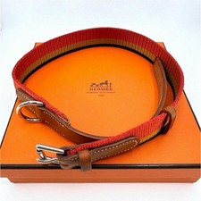 Collier Hermes Rocabar en cuir