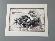 affiche : soldat mitrailleur