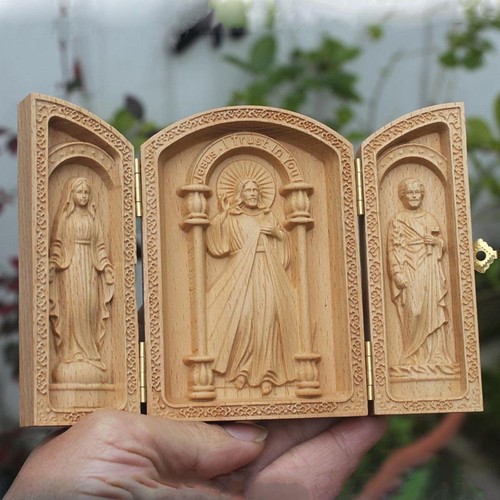 Statue triptyque artisanat - statue,