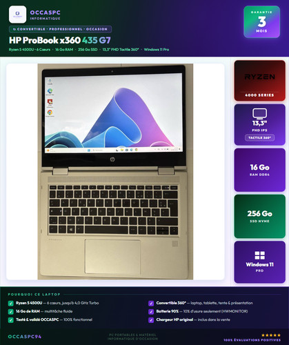 Probook x360 435 tactile - hp,