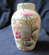 ANCIEN MOUTARDIER LUNEVILLE SUPERBE FLEURS 10 cm POT à MOUTARDE 19 eme mustard