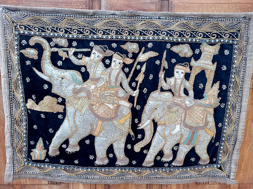 Ancienne tapisserie kalaga - ancienne, "kalaga"