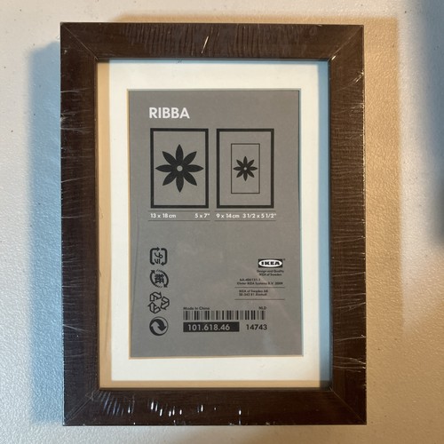 New ikea ribba brown wood - new,
