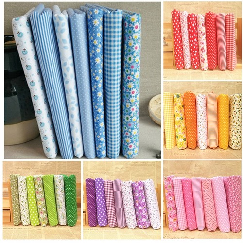 7pcs assorti tissu coton - 7pcs,