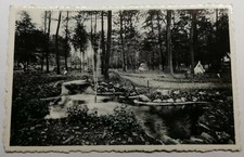 #500 Antique Bellewaerde Park Restaurant Wooden Walk Postcard