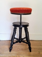 Tabouret de piano napoléon