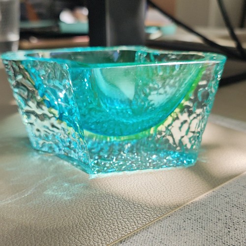 Murano glass pocket cup - glass,