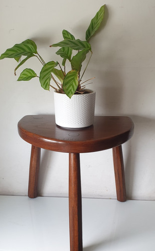 Ancien tabouret ferme tripode - ancien,