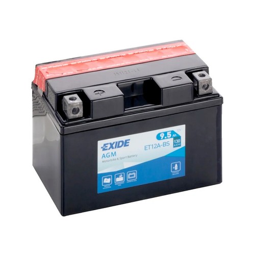 Batterie moto exide et12a - exide, et12a-bs