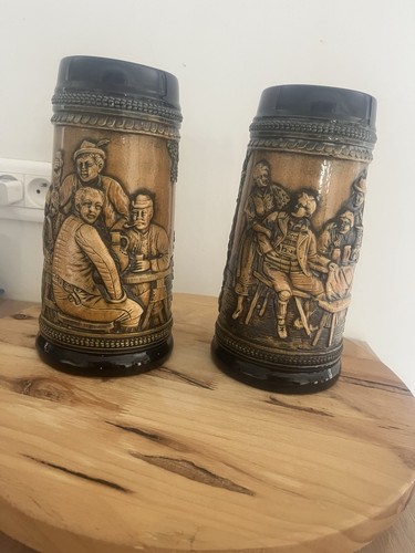 Anciennes chopes bière - anciennes,