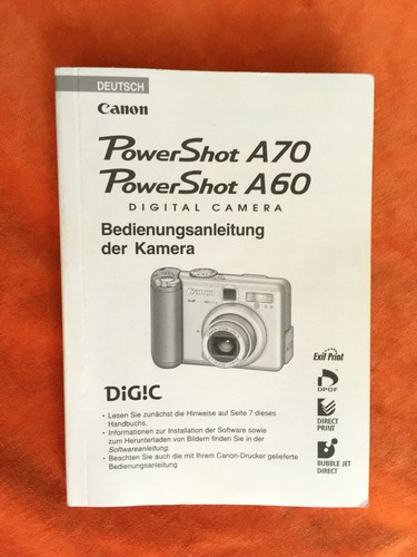 Orig canon powershot a60 70 - powershot,