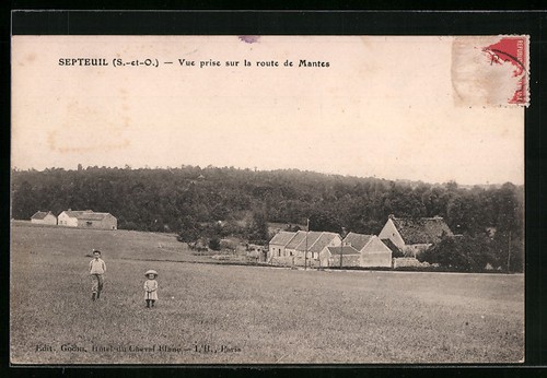 Cpa septeuil vue prise - cpa, la