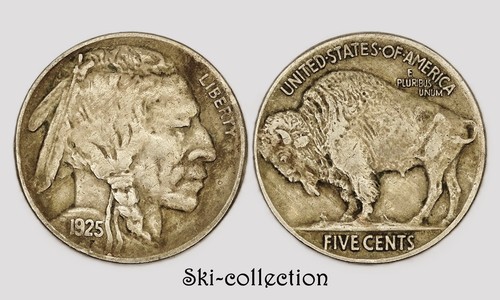 Five cents 1925 buffalo - 5,