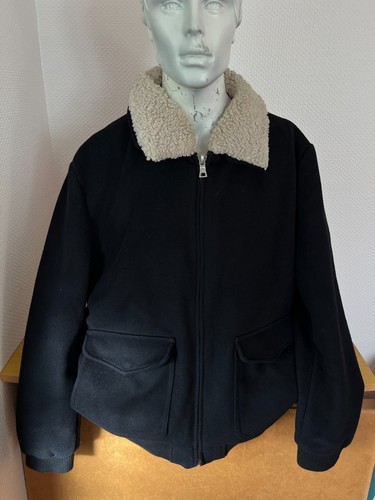 Manteau célio noir xxl - manteau,