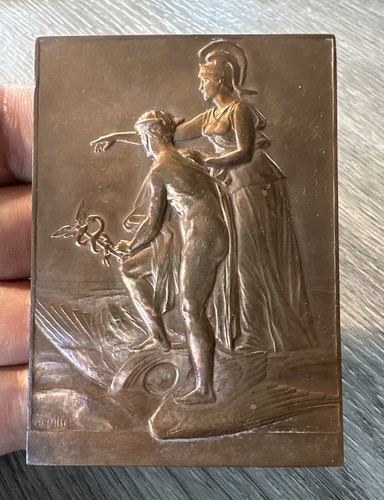 Plaque medaille ancienne - medaille,