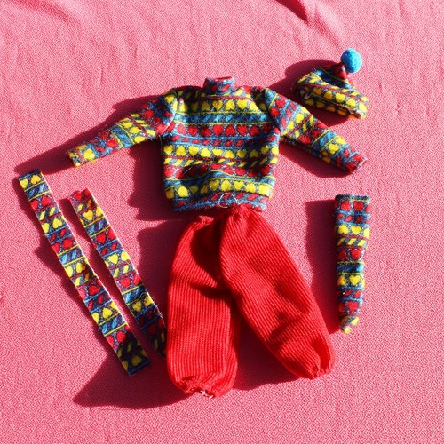 Ensemble ski snow fun barbie - ski,