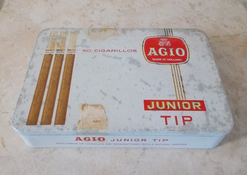 Ancienne boite métal tabac - métal,