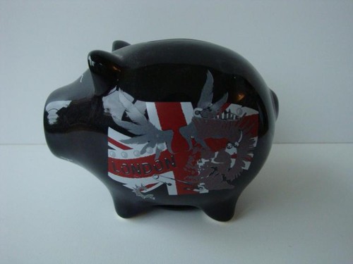 Tirelire cochon london - cochon,