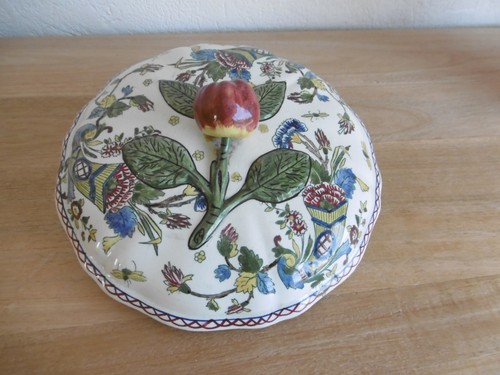 Couvercle legumier faience - couvercle,