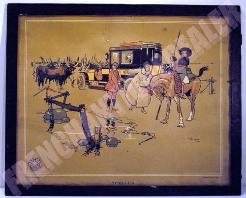 Chromolithographie sevilla - chromolithographie,