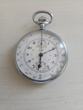 Antique Gousset montre chronographe chronomètre Lip cadran 300 Km/h voitures