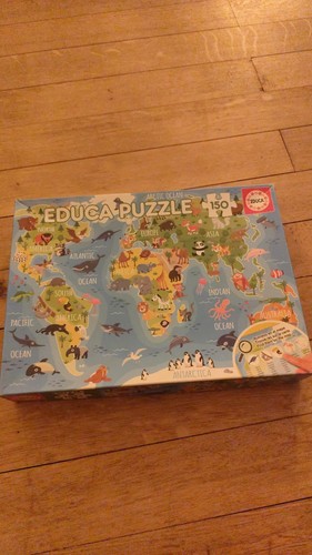 Puzzle carte monde et - carte,