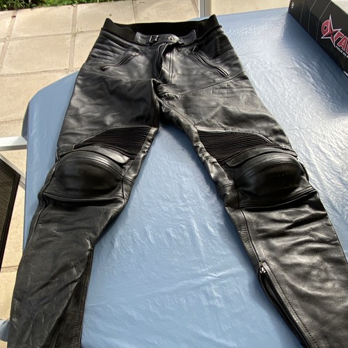 Pantalon cuir moto dmp - pantalon,