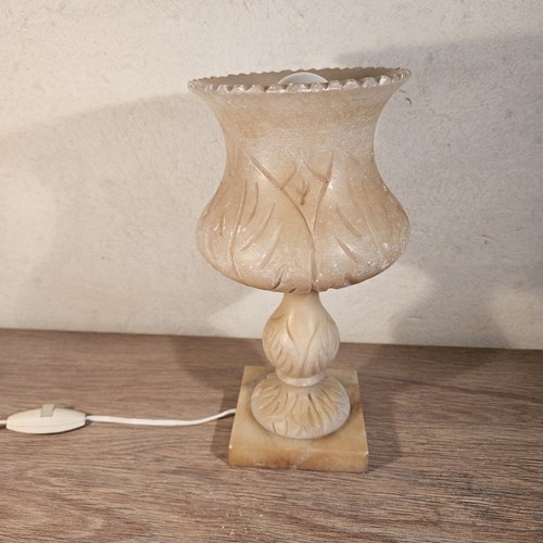 Jolie lampe albatre - lampe, en